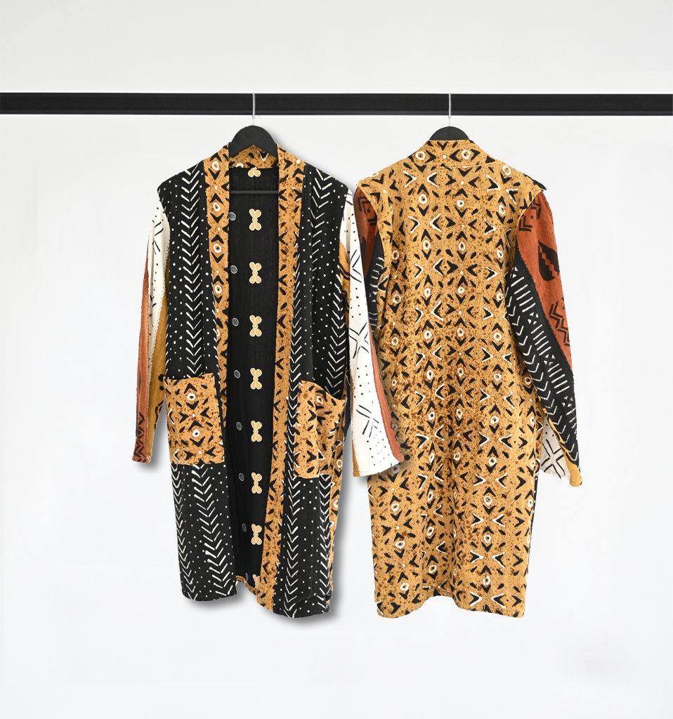 Long Reversible Unisex Coat - Boho Bandit