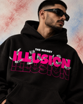The Money Illusion Oversized Hoodie – Black